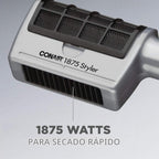 Secador de pelo 3 en 1 Conair, secador de pelo de 1875W con 3 acces...