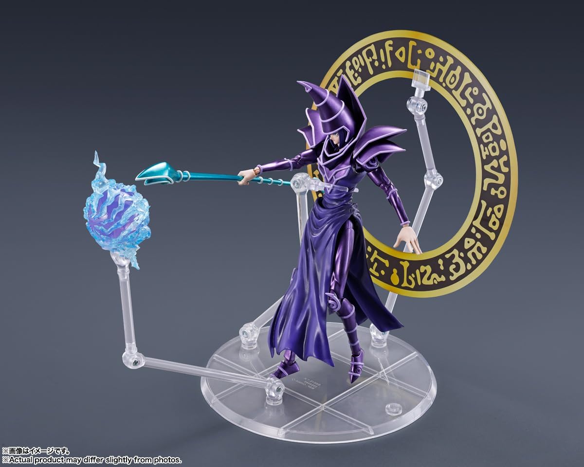 TAMASHII NATIONS - Yu-Gi-Oh! - Mago Oscuro, Figura de acción Bandai...