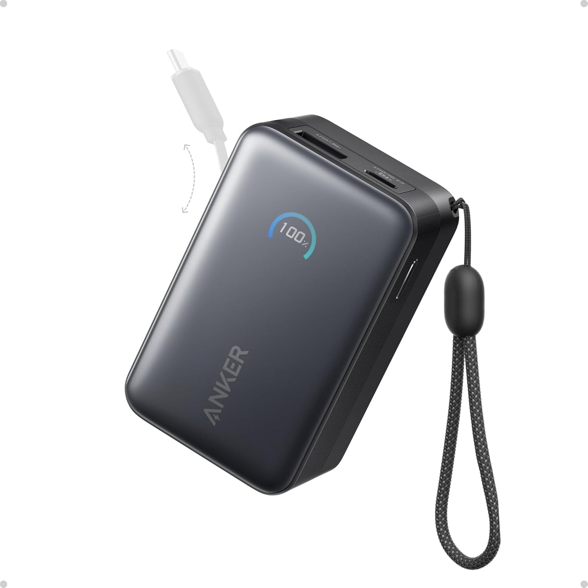 Anker Nano Power Bank, cargador portátil de 45 W 10,000 mAh, paquet...