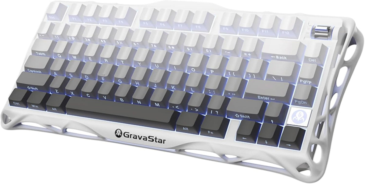 GravaStar Mercury K1 75% Teclado mecánico inalámbrico para juegos c...