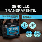 ONNIT Monohidrato de creatina en polvo 5 g, sin sabor, tamaño econó...