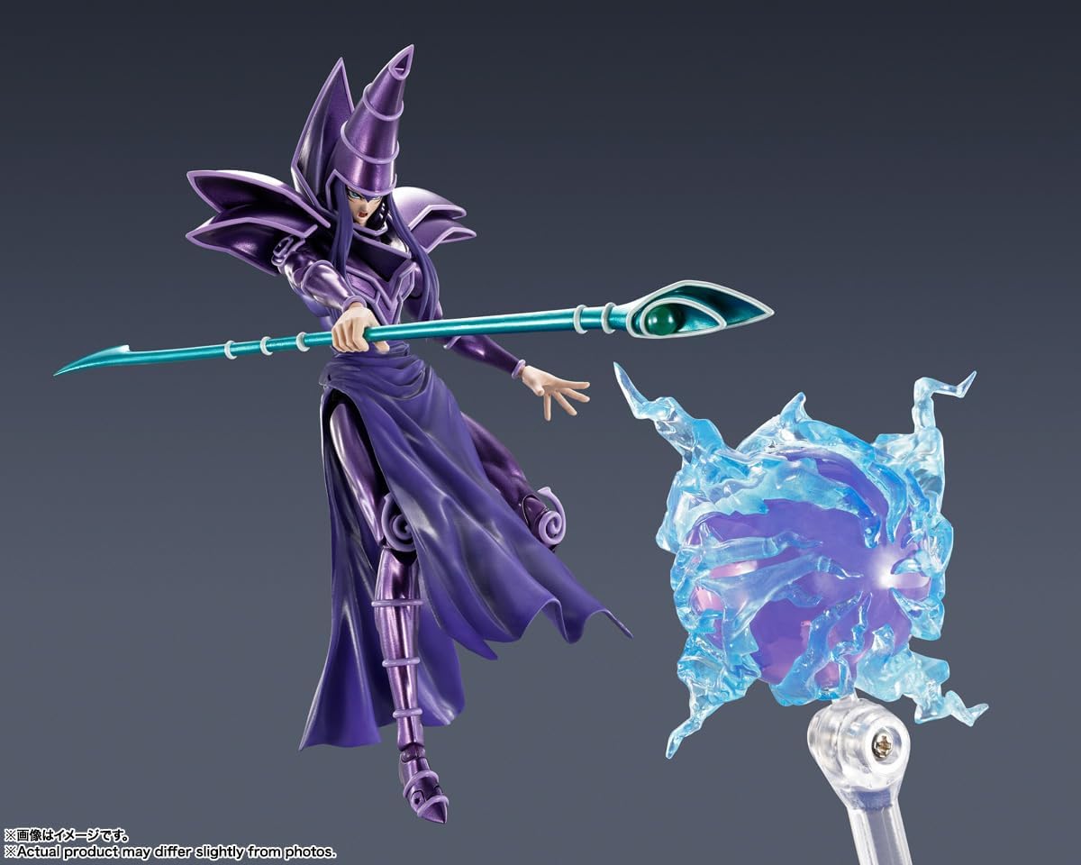 TAMASHII NATIONS - Yu-Gi-Oh! - Mago Oscuro, Figura de acción Bandai...