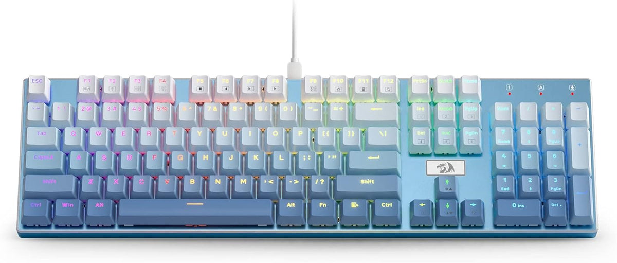 Redragon Teclado mecánico atado con cable del juego K556 RGB | Esta...