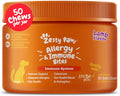 Zesty Paws - Masticables para alergias para perros, alivio de la al...