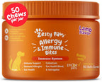 Zesty Paws - Masticables para alergias para perros, alivio de la al...