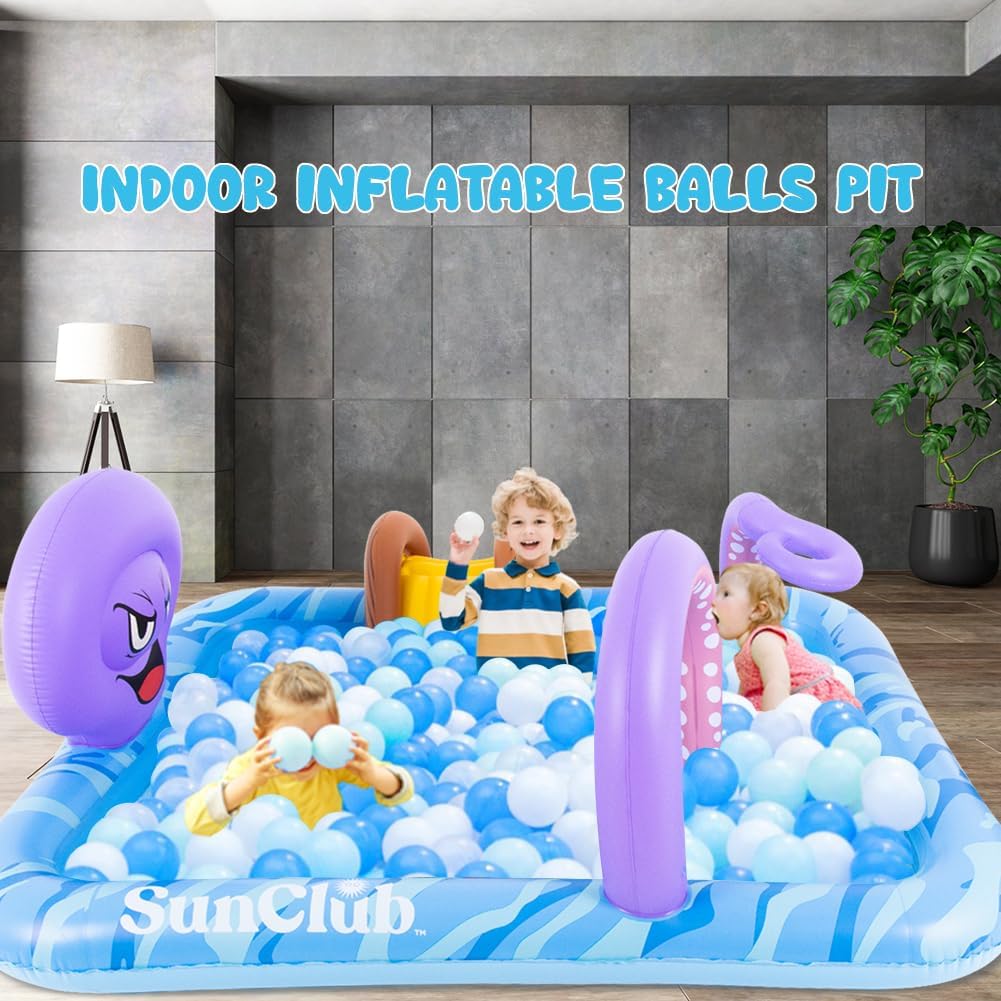 Piscina inflable del espray con el tobogán, centro inflable del jue...