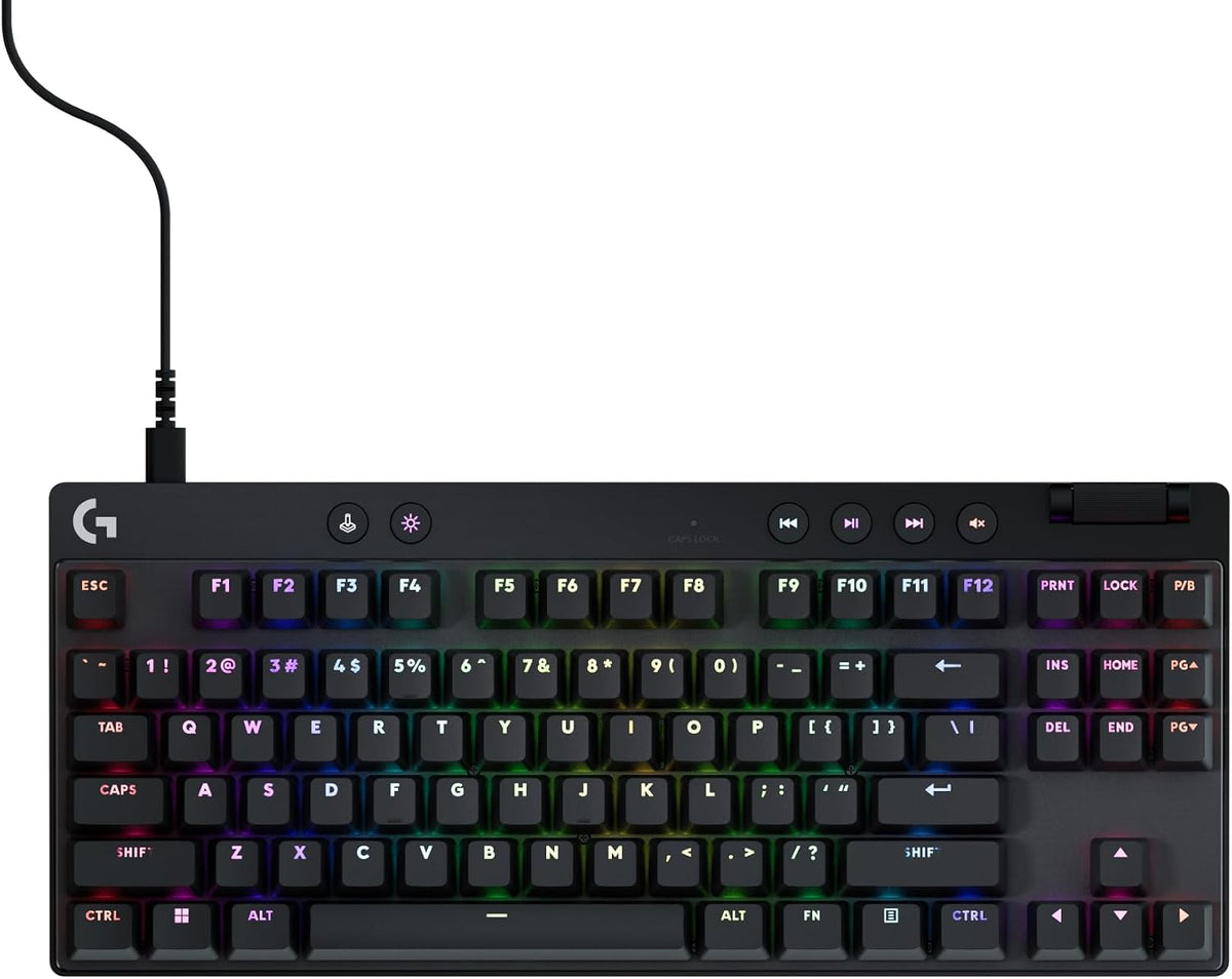 Logitech G PRO X TKL Teclado rápido para juegos sin llave (efecto s...