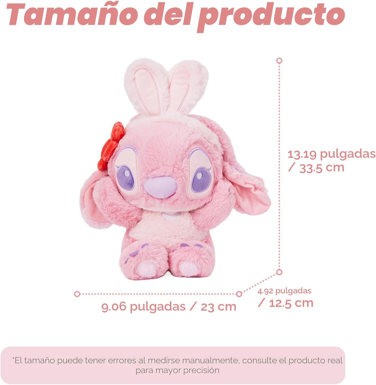 MINISO Disney - Juguete de peluche de punto de ángel de 11 pulgadas...