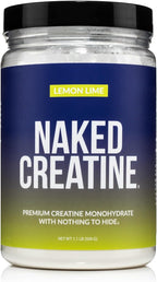 NAKED Monohidrato de creatina pura micronizada sabor Limón y Lima -...