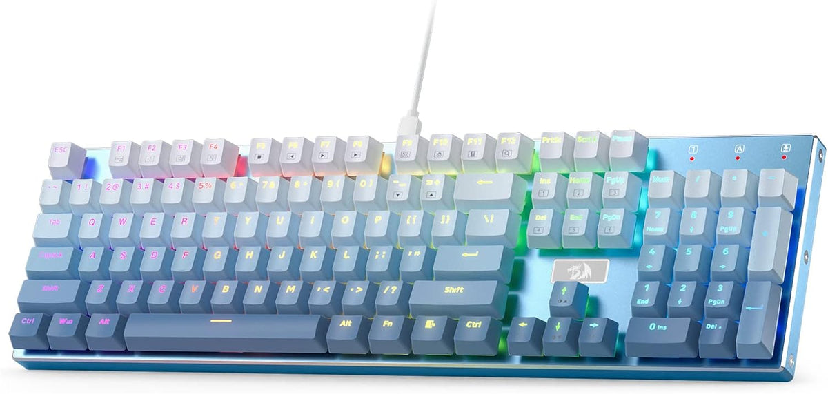 Redragon Teclado mecánico atado con cable del juego K556 RGB | Esta...