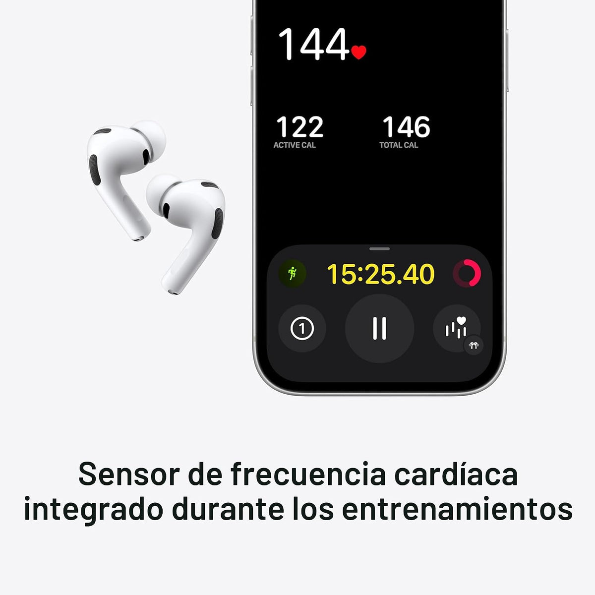Auriculares inalámbricos Apple AirPods Pro 3 con cancelación activa...