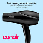 Conair Secador de pelo con accesorio concentrador, tecnología cerám...