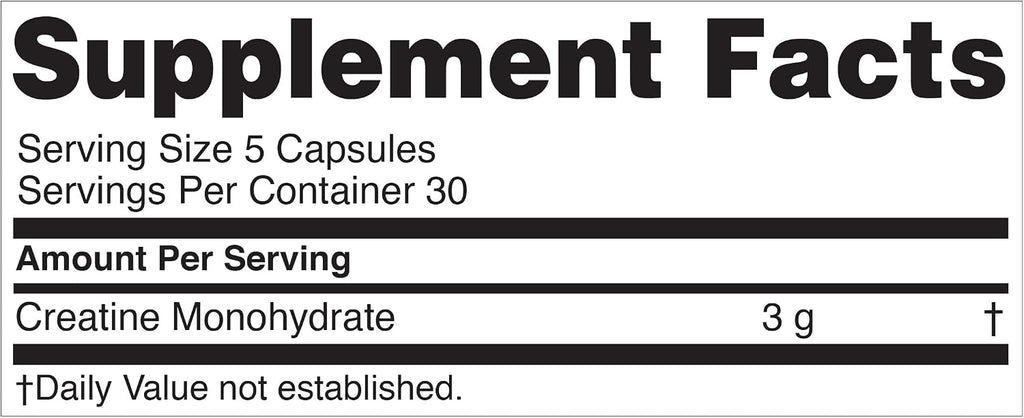 Nugenix Essentials - Cápsulas de monohidrato de creatina, 3000 mg,...
