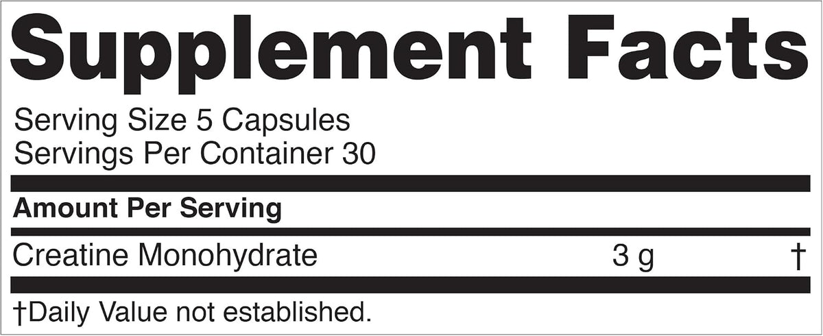 Nugenix Essentials - Cápsulas de monohidrato de creatina, 3000 mg,...
