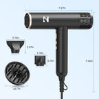 Nicebay - Secador de pelo iónico con difusor, 1600 W de alta veloci...