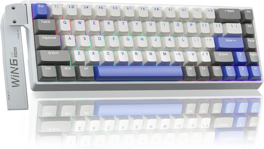 AULA WIN68 HE MAX - Teclado de Juegos con Efecto Hall y Interruptor...