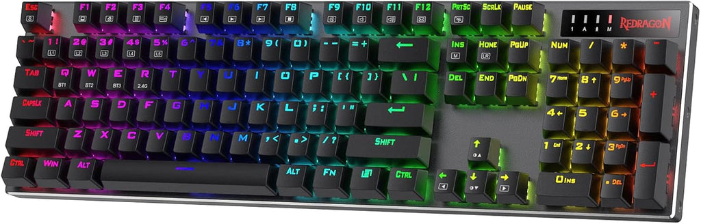 Redragon Teclado mecánico atado con cable del juego K556 RGB | Cons...