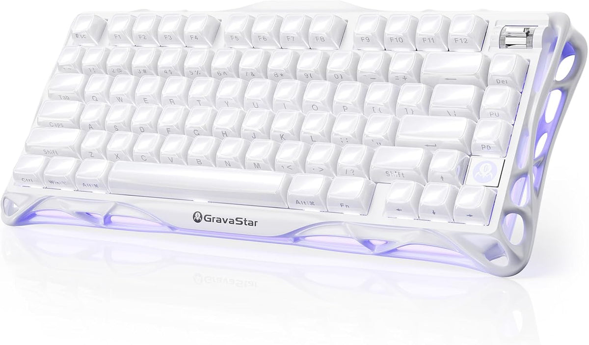 GravaStar Mercury K1 75% Teclado mecánico inalámbrico para juegos c...
