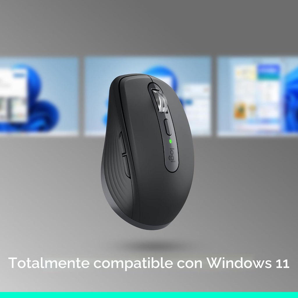 Ratón inalámbrico Logitech MX Anywhere 3S de desplazamiento rápido...