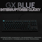 Paquete de teclado mecánico para juegos Logitech G PRO + mouse para...