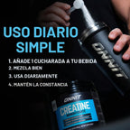 ONNIT Monohidrato de creatina en polvo 5 g, sin sabor, tamaño econó...