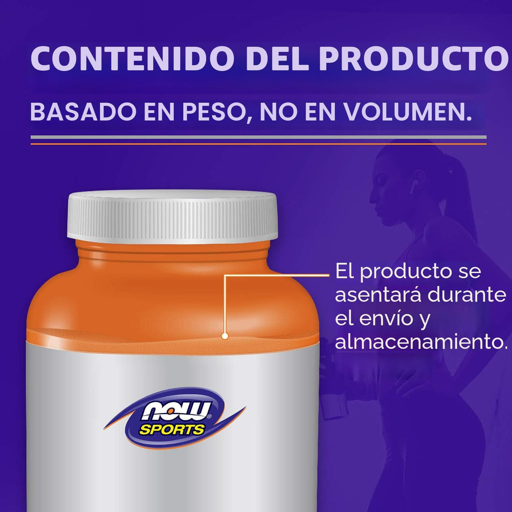 NOW Sports Nutrition, Polvo de Monohidrato de Creatina, Construcció...