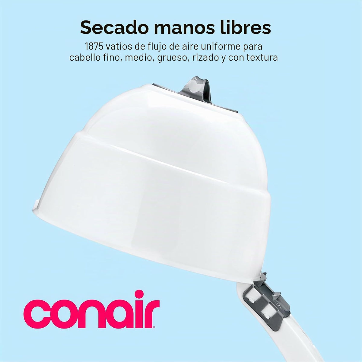 Secador de pelo Conair Bonnet con asa de transporte, altura ajustab...