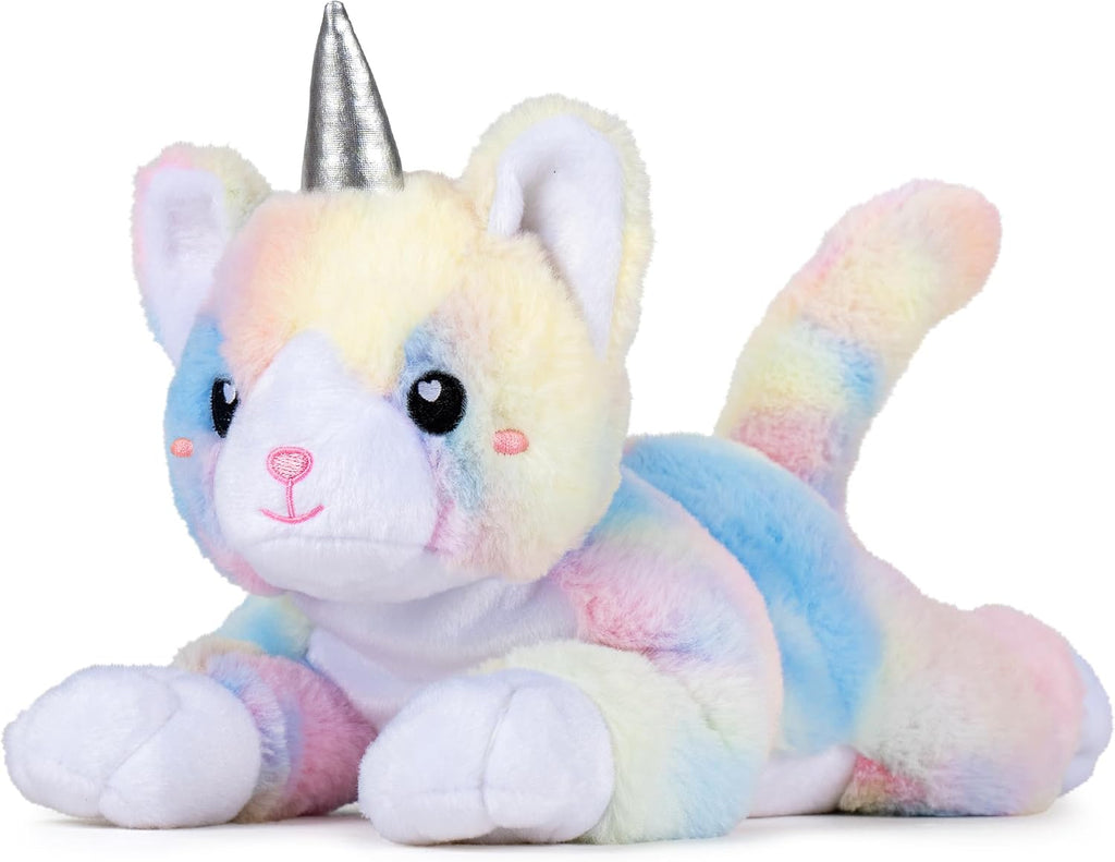 Happy Fuel Kittycorn - Gato de peluche para microondas, almohadilla...