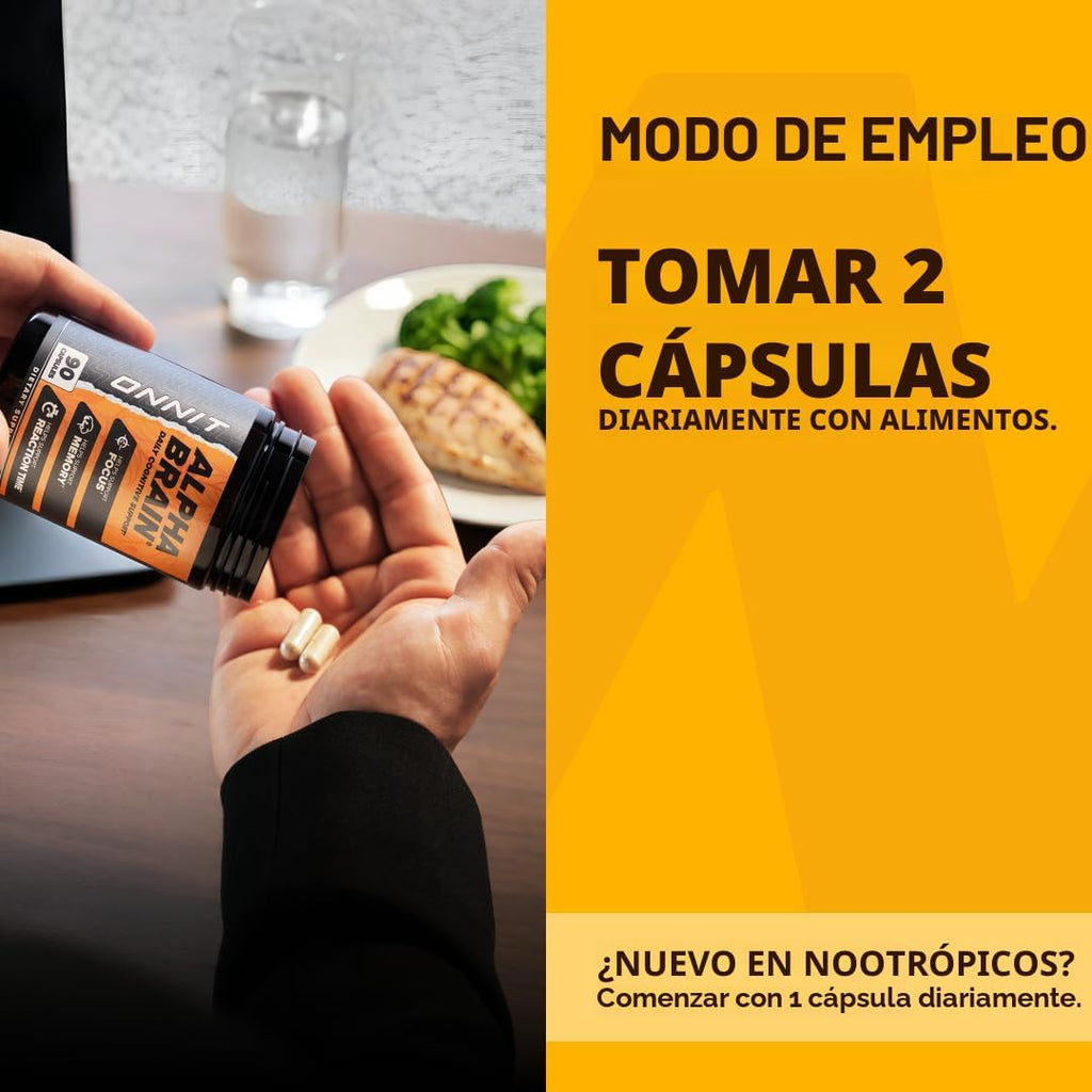 ONNIT - Suplemento para el cerebro en cápsulas Alpha Brain | IGEN P...