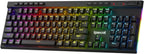 Redragon K580 PRO Teclado inalámbrico para juegos RGB, teclas Macro...