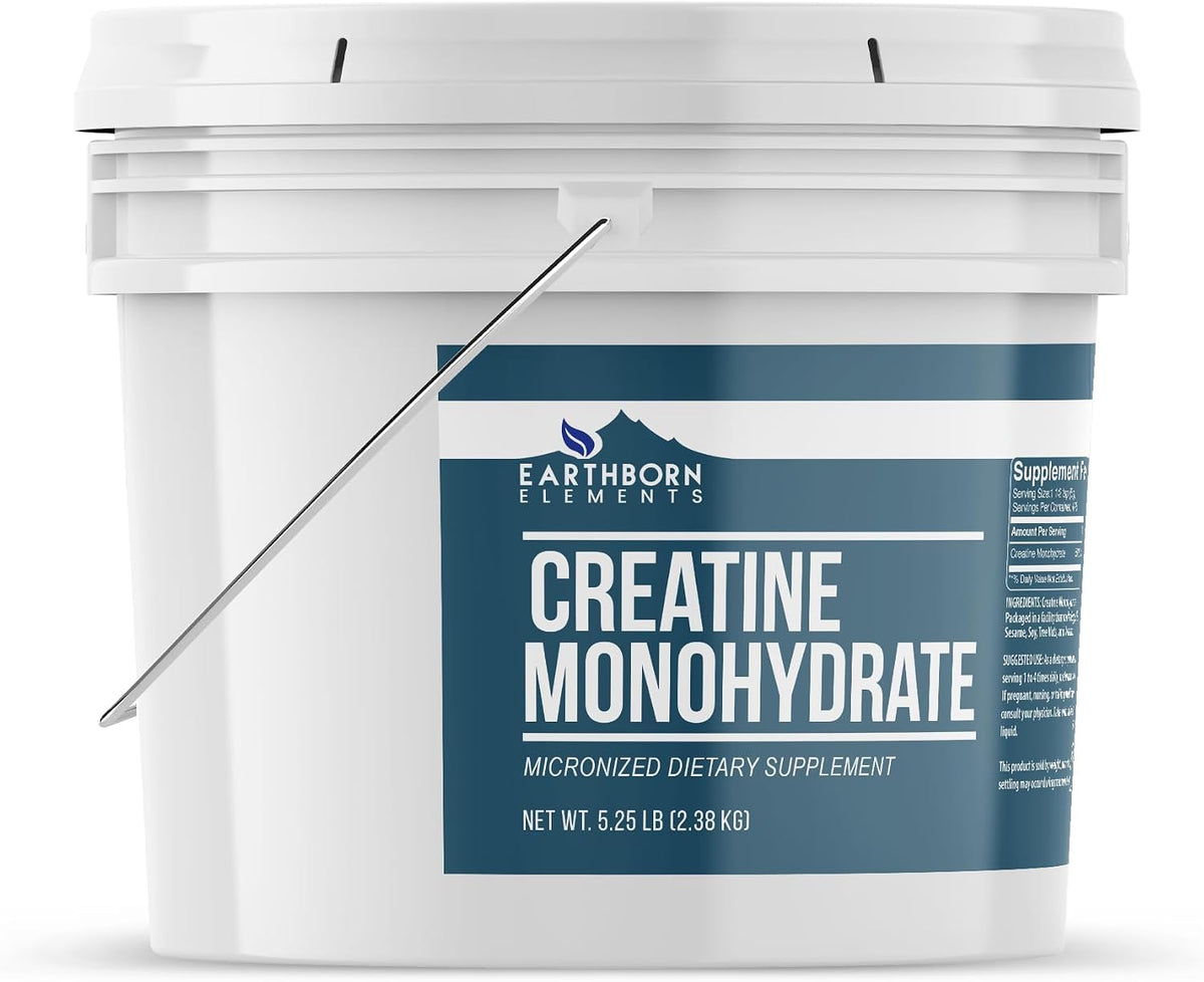 Earthborn Elements, monohidrato de creatina, 5.25 libras | Sin rell...