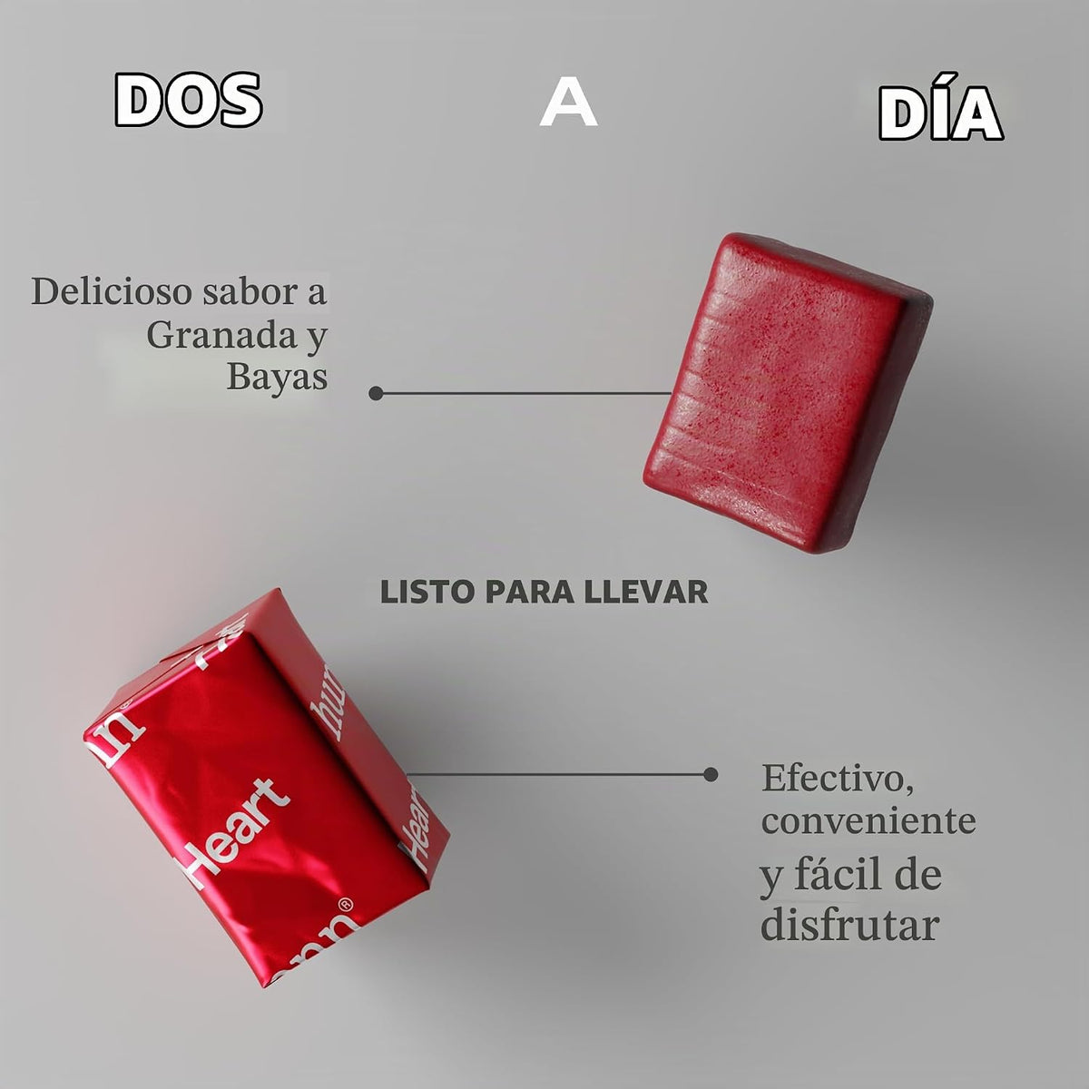 HumanN SuperBeets Gomitas para el Corazón, Apoyo al Óxido Nítrico y...