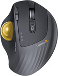 ProtoArc EM01 NL Ratón inalámbrico Trackball, control de pulgar rec...