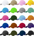 LYDTICK Paquete de 20 gorras de béisbol en blanco, gorras de camion...