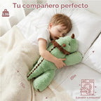 Niuniu Daddy - Almohada de peluche con peso de dinosaurio para niño...