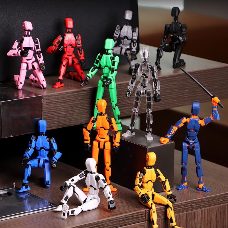 Titan 13 Figura de acción, figura impresa en 3D de Lucky Robot 13 p...