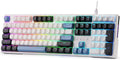 Redragon K668 Teclado para juegos RGB con cable intercambiable en c...