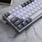 Redragon K617 Teclado mecánico para juegos RGB compacto con interca...