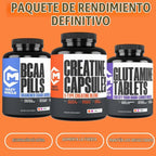 Crazy Muscle Cápsulas de Creatina, 5g de Ganador de Masa a Granel P...