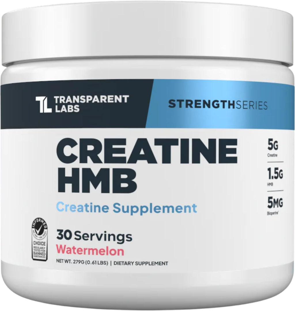 Transparent Labs Creatine HMB - Monohidrato de creatina en polvo co...