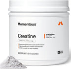 Monohidrato de creatina en polvo Momentous, 5 g por porción, sin sa...