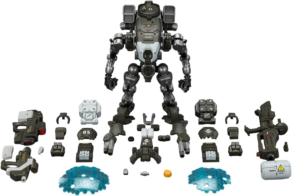 JOYTOY Figura de acción de fuente oscura 1\/25 Mecha Tiekui Dual Pi...