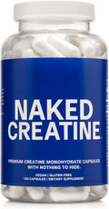 NAKED Cápsulas de monohidrato de creatina, píldoras micronizadas de...