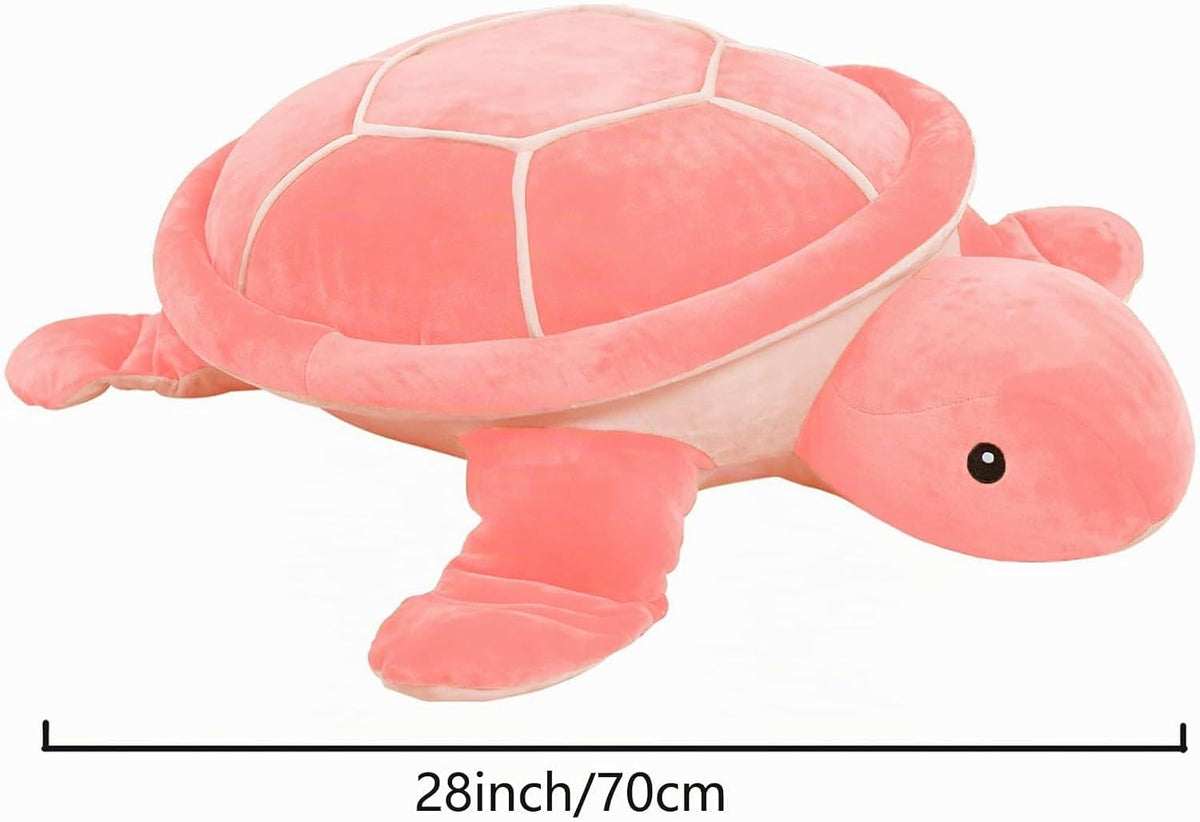 Dalmao - Almohada de peluche grande de 28" con tortuga marina r...