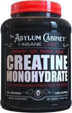 Insane Labz Insane - Polvo de monohidrato de creatina, sin sabor, a...