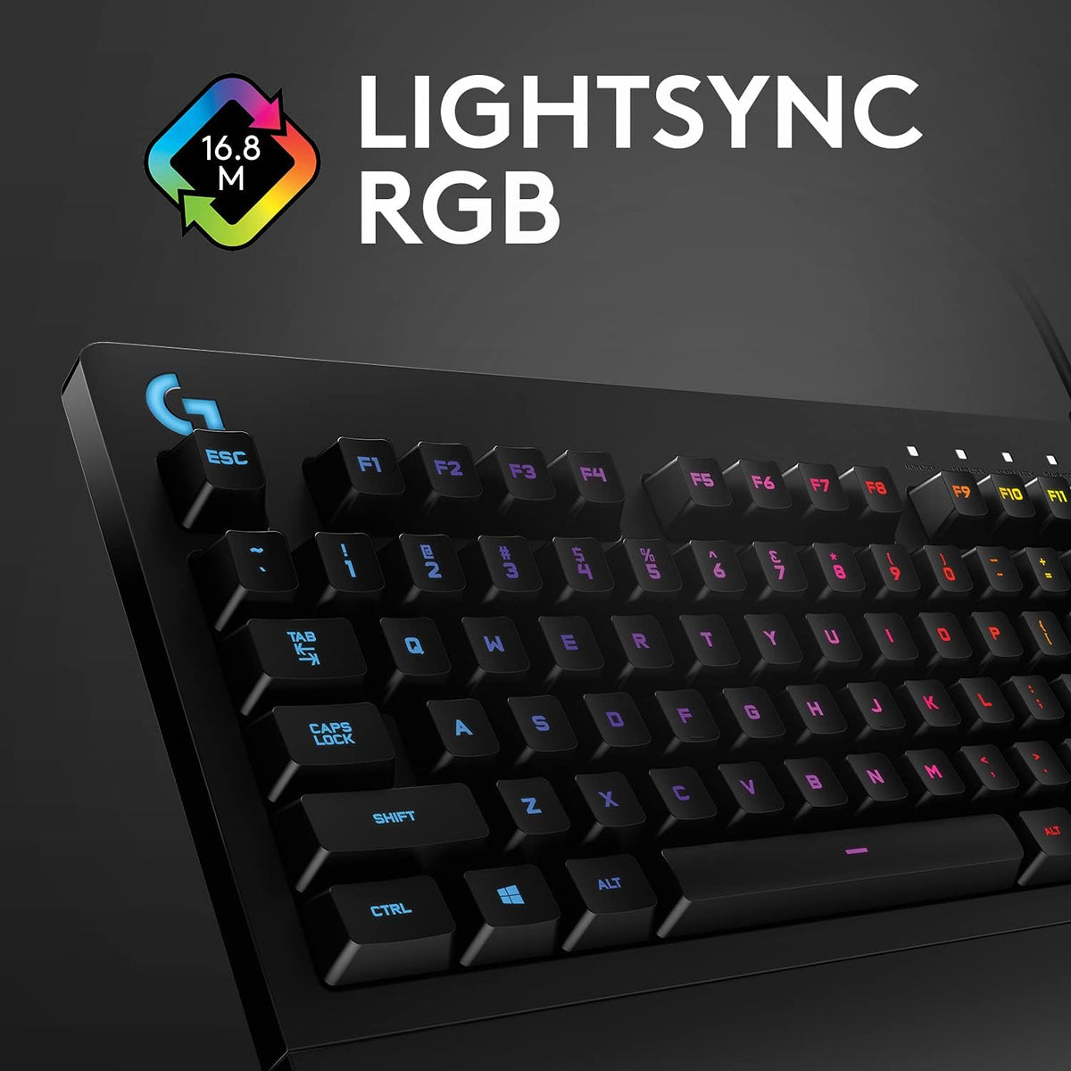 Teclado para juegos Logitech G213 Prodigy con cable RGB - Negro | L...
