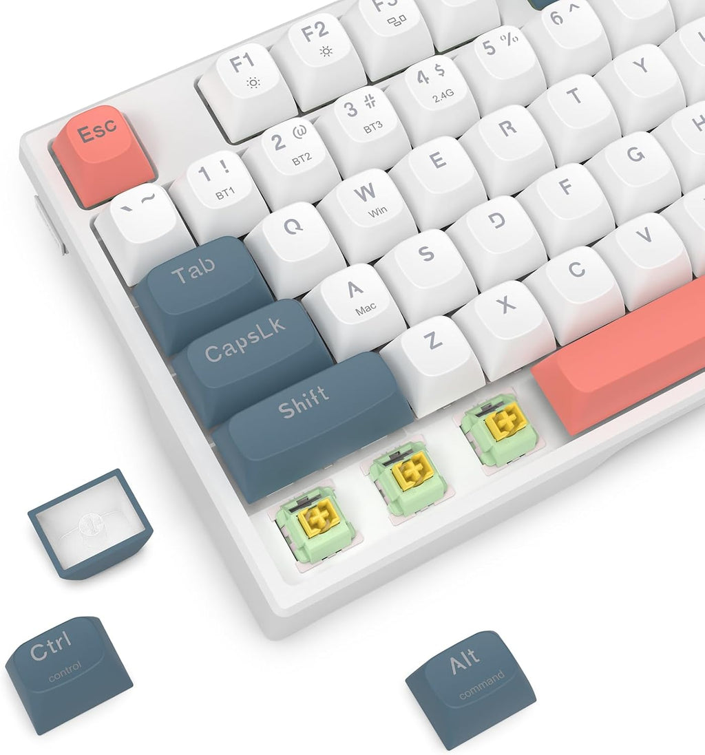 Redragon K668 PRO Teclado inalámbrico para juegos RGB con junta de...