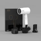 AINA Secador de pelo con difusor, peine secador completo 110V (blan...