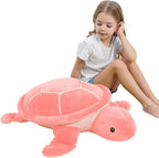 Dalmao - Almohada de peluche grande de 28" con tortuga marina r...