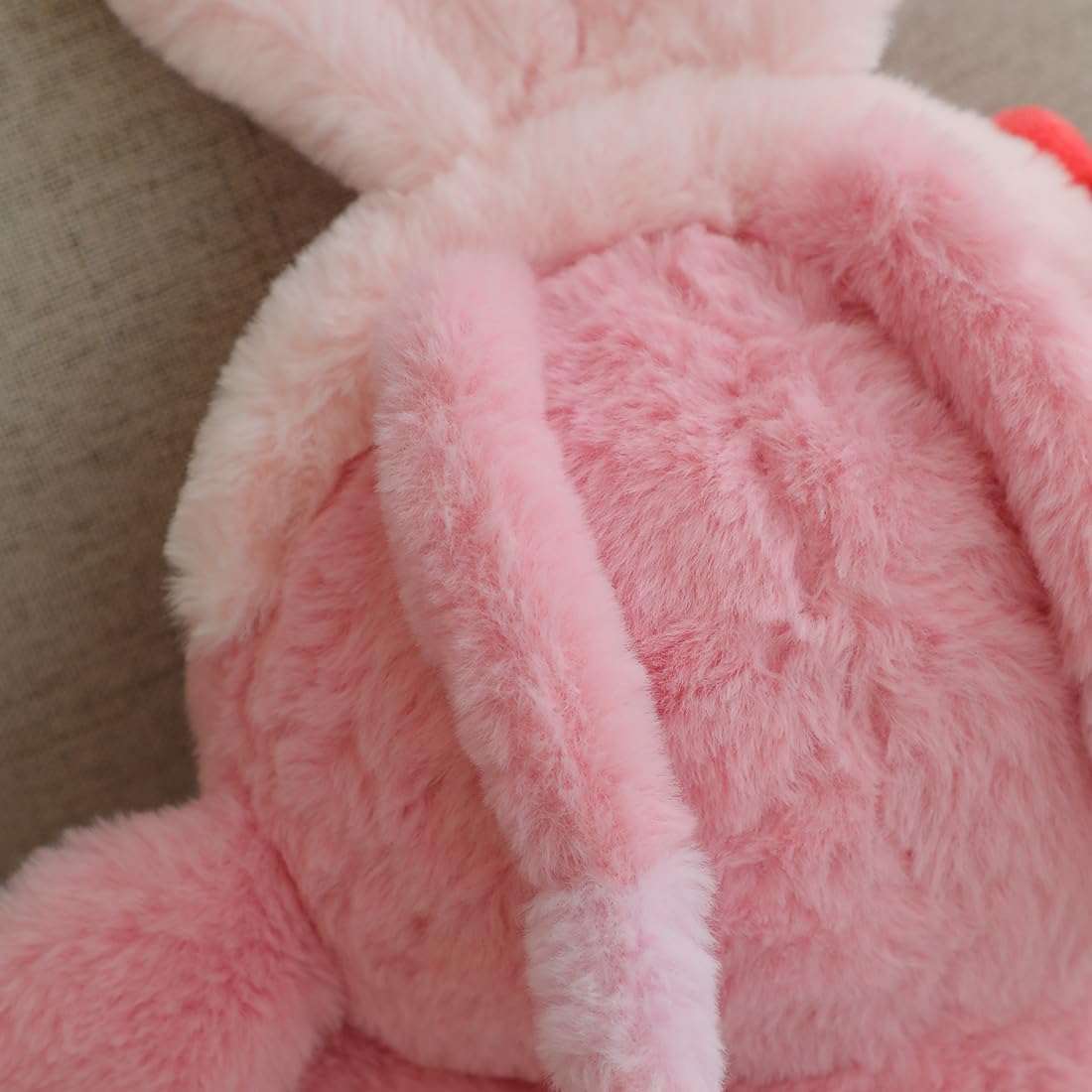MINISO Disney Angel Stitch Peluche, Animal de Peluche Rosa de 10" p...